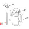 Трубка подачі молока 160 мм DeLonghi 5332259800 S2 