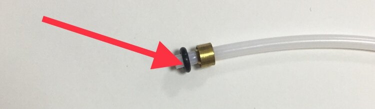 Ущільнююче кільце на тефлонову трубку Delonghi 3.85x2mm 5313217701 