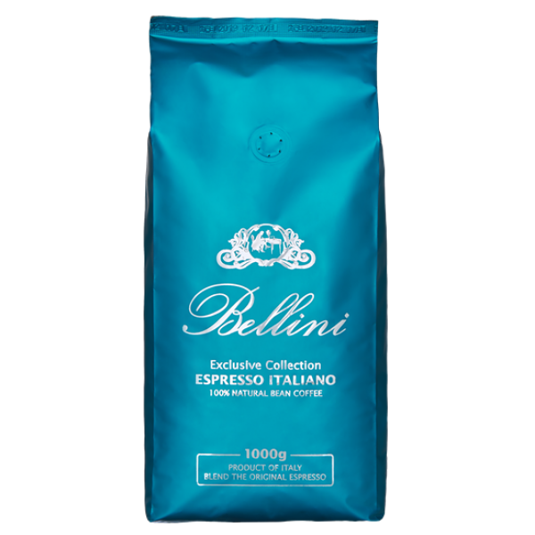 Кава в зернах BELLINI ESPRESSO ITALIANO acquamarina 1кг